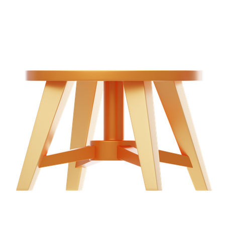 Circular Table  3D Icon