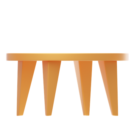 Circular Table  3D Icon