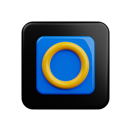 Círculo  3D Icon