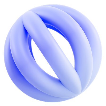 Circulo abstracto  3D Icon