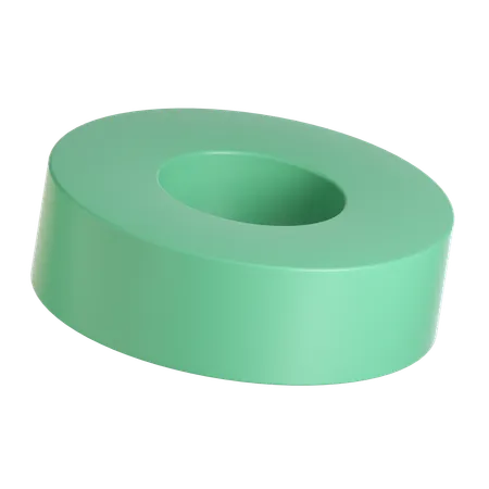 Forma de anillo circular  3D Icon