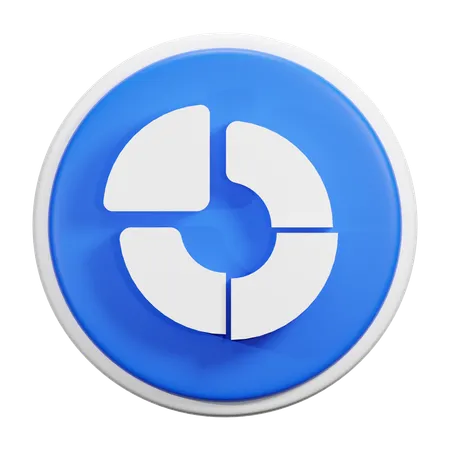 Gráfico Circular  3D Icon