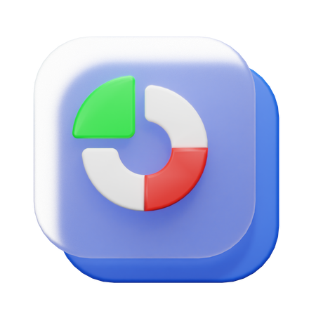 Gráfico Circular  3D Icon