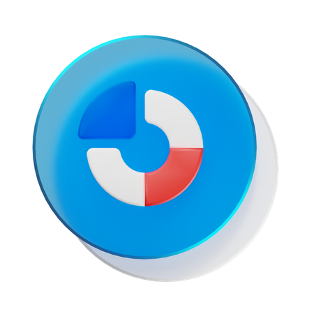 Gráfico Circular  3D Icon