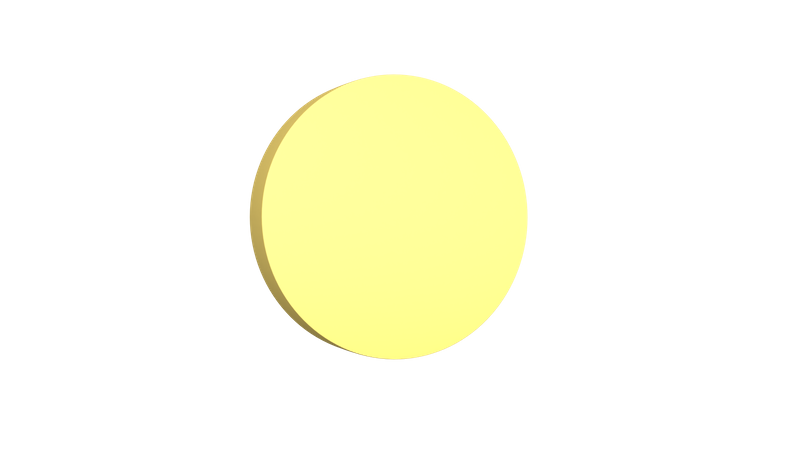 Circulo redondo  3D Icon
