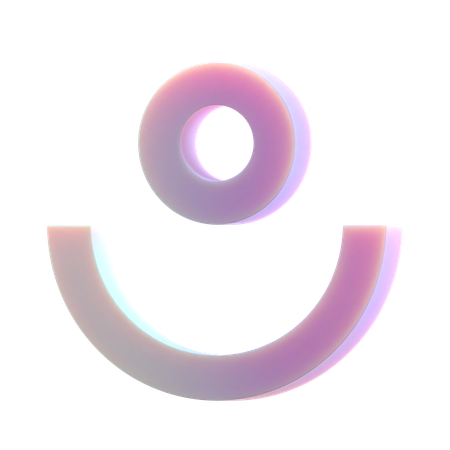 Circulo y arco  3D Icon