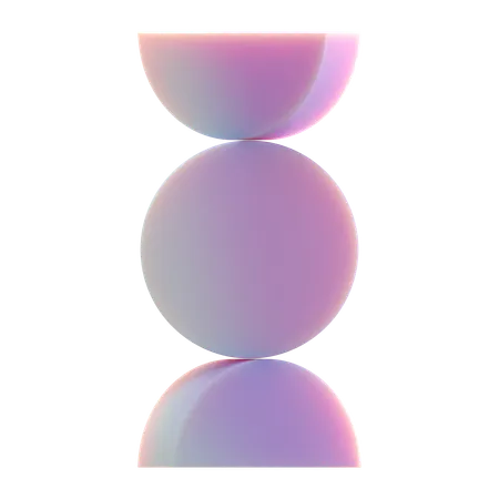 Círculos equilibrados  3D Icon