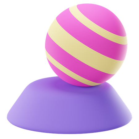 Circus Ball  3D Icon