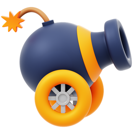 Circus Cannon  3D Icon