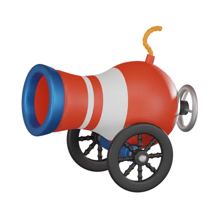 Circus Cannon  3D Icon