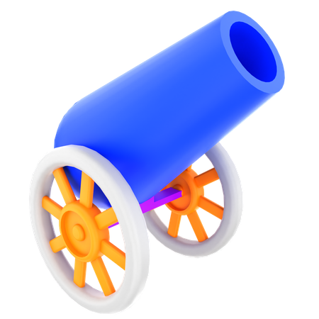 Circus Cannon  3D Icon