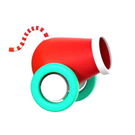 Circus Cannon  3D Icon