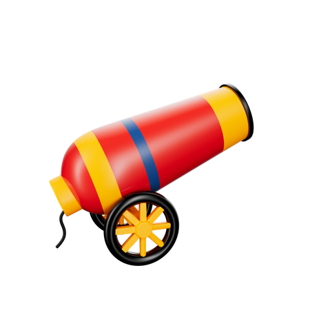 Circus Cannon  3D Icon