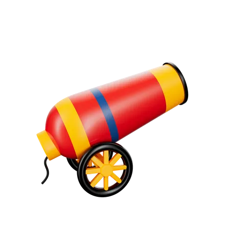 Circus Cannon  3D Icon