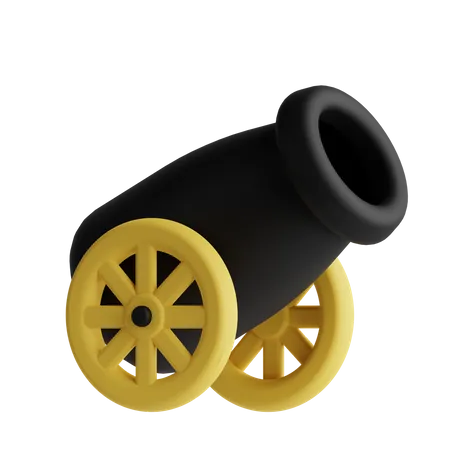 Circus Cannon 3D Icon
