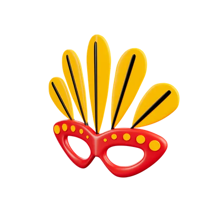 Circus Mask  3D Icon