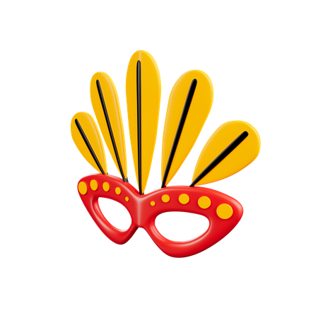 Circus Mask  3D Icon