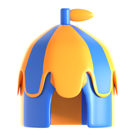 サーカスショー  3D Icon