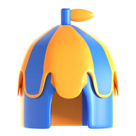 サーカスショー  3D Icon