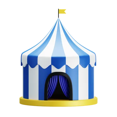 Circus tent  3D Icon