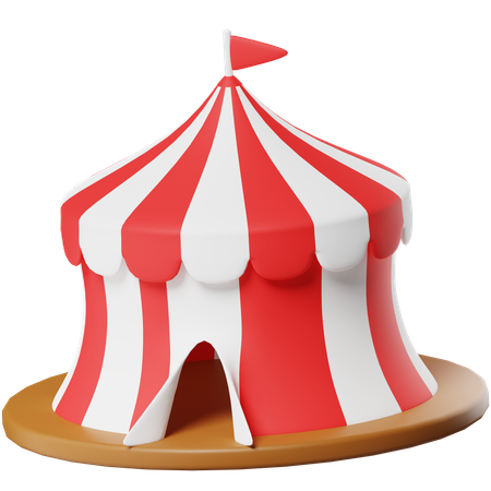 Circus Tent  3D Icon