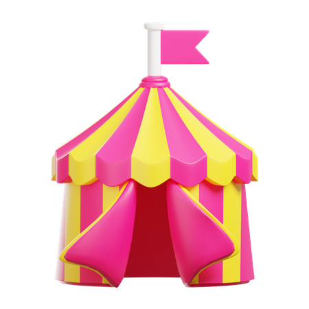 Circus Tent  3D Icon