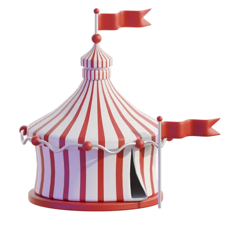 Circus Tent  3D Icon