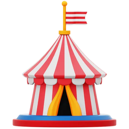 Circus Tent  3D Icon