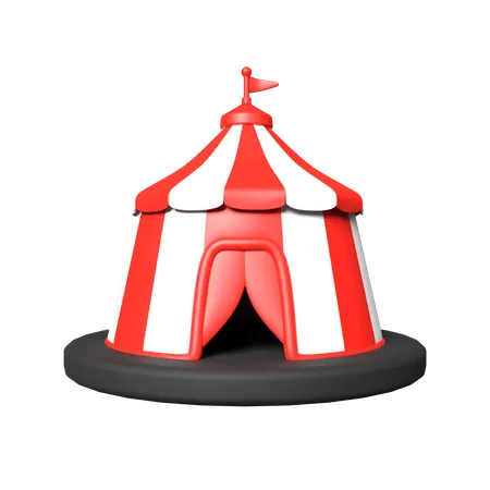 Circus Tent  3D Icon