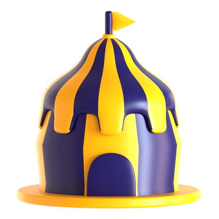Circus Tent  3D Icon