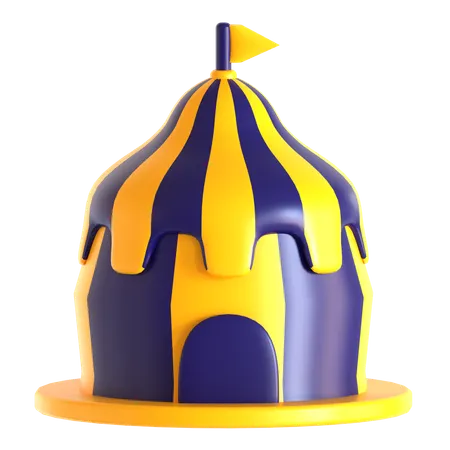 Circus Tent  3D Icon