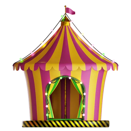 Circus Tent  3D Icon