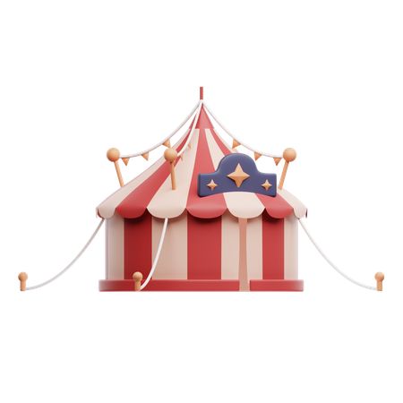 Circus Tent  3D Icon