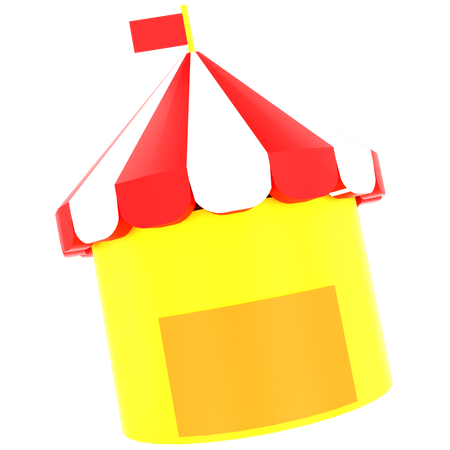 Circus Tent  3D Icon