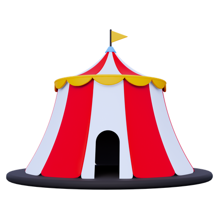 Circus Tent  3D Icon