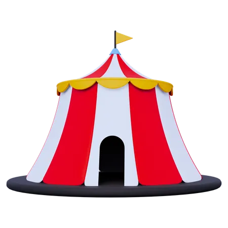 Circus Tent  3D Icon