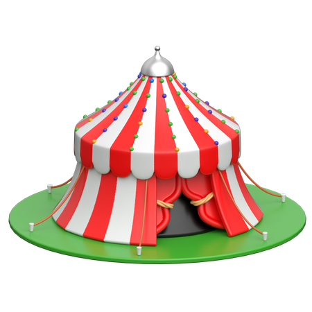 Circus Tent  3D Icon