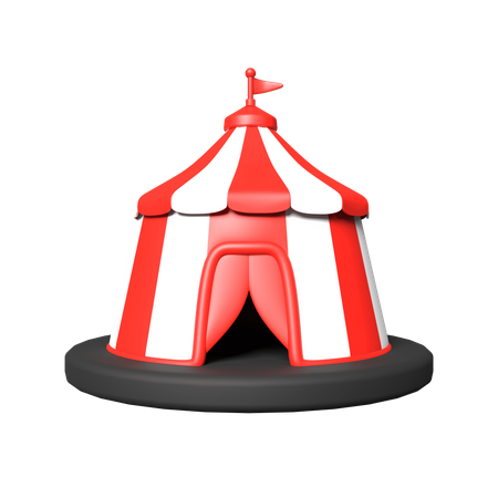 Circus Tent  3D Icon