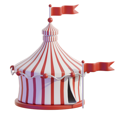 Circus Tent  3D Icon