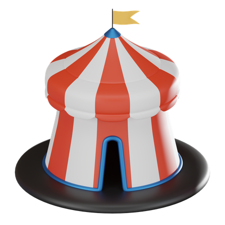 Circus Tent  3D Icon
