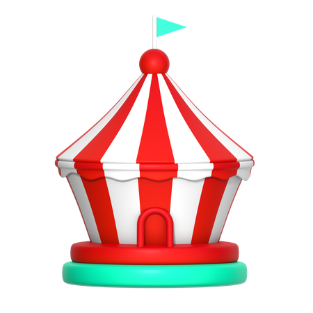 Circus Tent  3D Icon