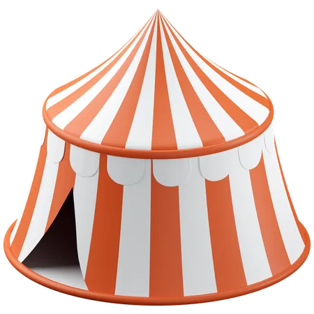 Circus tent 3D Icon