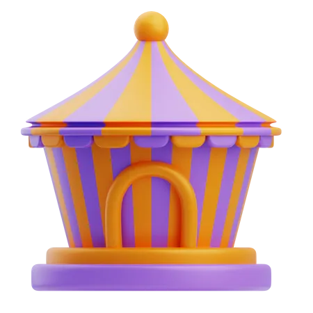 Circus Tent  3D Icon