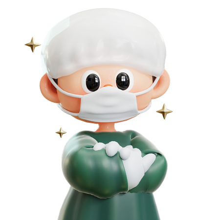 Cirurgião  3D Icon