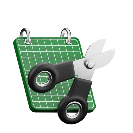 Ciseaux  3D Icon