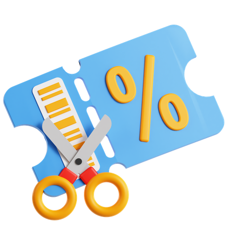 Ciseaux à prix réduit  3D Icon