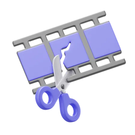 Ciseaux d'édition  3D Icon