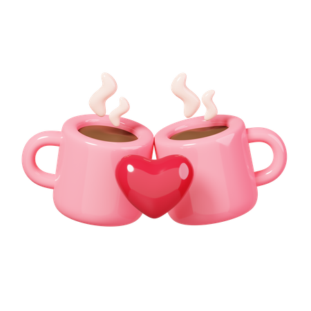 Cita de café  3D Icon