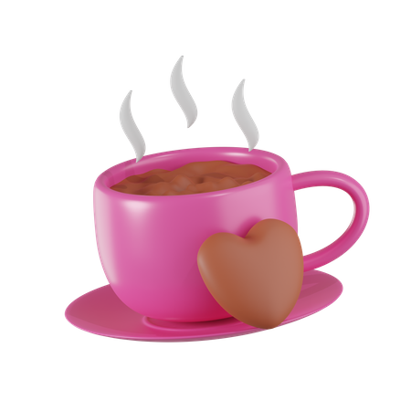 Cita de café de san valentín  3D Icon