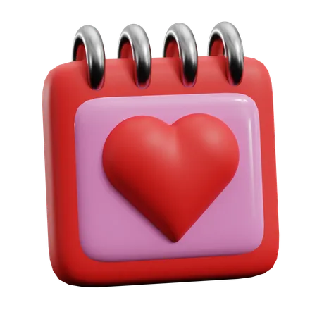 Cita de amor  3D Icon